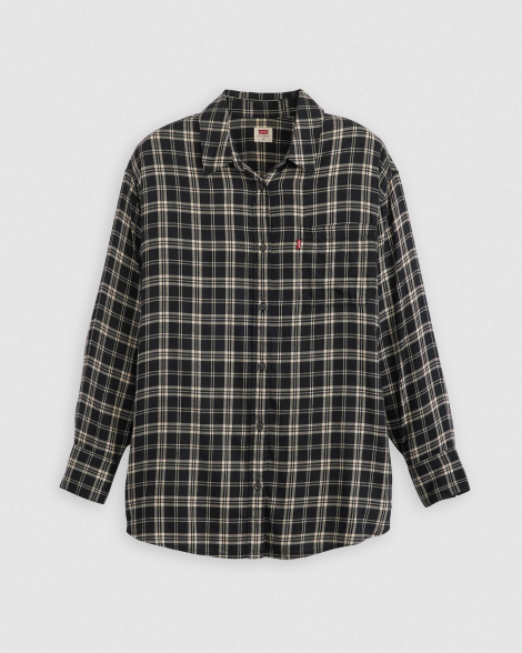 Женская рубашка Levi's 1159834898 (Черный/Белый XXL)