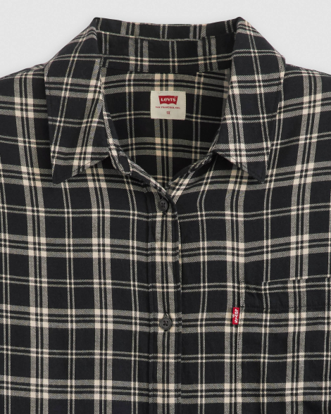 Женская рубашка Levi's 1159834898 (Черный/Белый XXL)