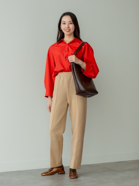Легка сорочка UNIQLO на гудзиках 1159835427 (Помаранчевий M)