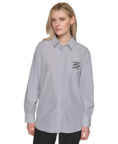 Сорочка з довгим рукавом Karl Lagerfeld 1159836634 (Білий XL)