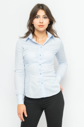 Женская рубашка Trussardi 1159786168 (Голубой, S)