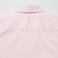 Женская легкая рубашка Uniqlo в полоску 1159786404 (Розовый, S)
