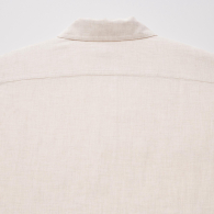 Женская длинная рубашка UNIQLO на пуговицах 1159788242 (Бежевый, XS)