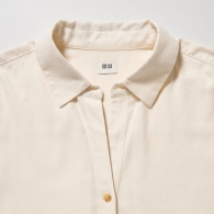 Женская рубашка Uniqlo на пуговицах 1159791197 (Белый, M)