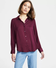 Женская рубашка Calvin Klein на пуговицах 1159791035 (Розовый, XL)