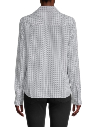 Жіноча сорочка Calvin Klein з принтом 1159795823 (Білий/синій, XS)