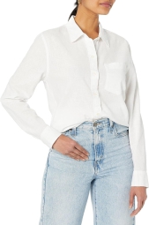 Легка жіноча сорочка GAP з довгим рукавом 1159803559 (Білий, XXL)