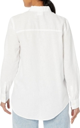 Легкая женская рубашка GAP c длинным рукавом 1159803559 (Белый, XXL)
