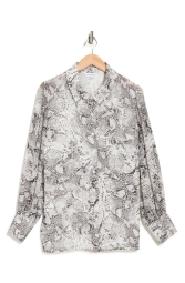 Женская легкая рубашка на пуговицах Calvin Klein 1159807052 (Серый, 2X)