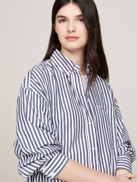 Женская рубашка Tommy Hilfiger в полоску 1159834303 (Белый XS)
