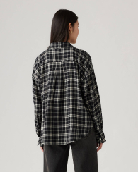 Женская рубашка Levi's 1159834898 (Черный/Белый XXL)
