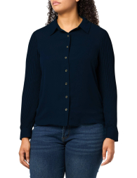 Женская легкая рубашка Tommy Hilfiger 1159837539 (Синий L)