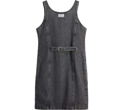 Джинсова міні-сукня Levi's сарафан 1159799659 (Чорний, XS)