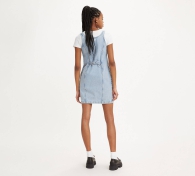 Джинсовое мини-платье Levi's сарафан 1159799373 (Голубой, S)