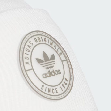 Вязаная шапка-бини Adidas с логотипом 1159823270 (Белый One size)