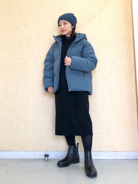 Стильна шапка-біні UNIQLO HEATTECH 1159826777 (Синій One size)