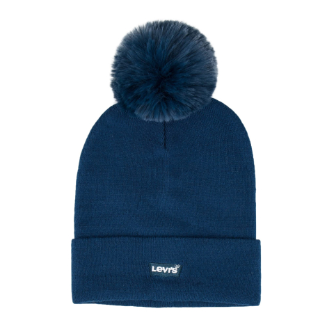 Шапка с помпоном Levi's 1159837185 (Синий One size)