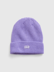 Женская теплая шапка GAP бини 1159772039 (Фиолетовый, One size)