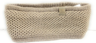 Вязаная повязка Calvin Klein с меховой подкладкой 1159789271 (Бежевый, One size)