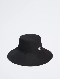 Женская шляпа Calvin Klein панама с логотипом 1159789817 (Черный, One size)