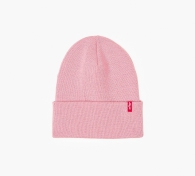 Вязаная шапка Levi's с логотипом 1159798974 (Розовый, One size)