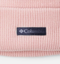 Теплая вязаная шапка бини Columbia с логотипом 1159822211 (Розовый One size)