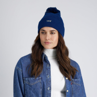 Шапка с помпоном Levi's 1159837185 (Синий One size)