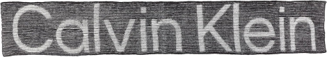 В'язаний шарф Calvin Klein з логотипом 1159797253 (Чорний, One size)