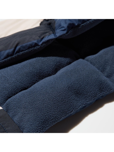 Утеплений шарф Uniqlo, що складається, з підкладкою 1159828097 (Синій One size)