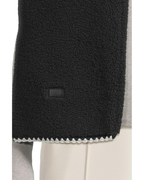 Жіночий плюшевий шарф UGG зі штучного хутра 1159833886 (Чорний One size)