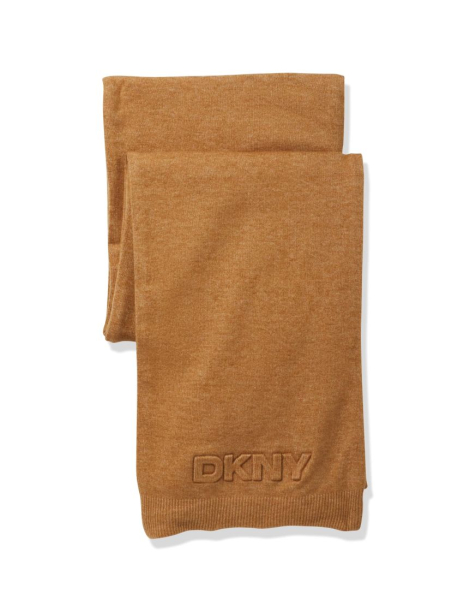Женский шарф DKNY с логотипом 1159838114 (Коричневый One size)