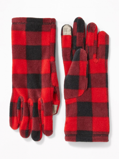 Красный женский комплект Old Navy снуд шарф и сенсорные перчатки art580250