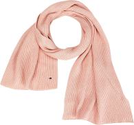 Женский вязаный шарф Tommy Hilfiger с логотипом 1159777921 (Розовый, One size)
