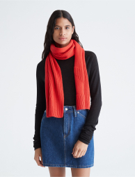 Женский шарф Calvin Klein 1159783700 (Красный, One size)