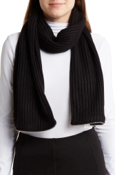 Жіночий трикотажний шарф Michael Kors 1159794260 (Чорний, One size)