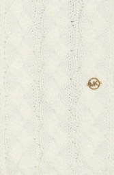 Жіночий трикотажний шарф-хомут Michael Kors 1159795255 (Білий, One size)