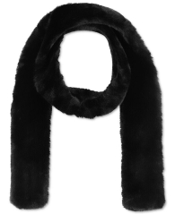 Женский длинный шарф Michael Kors из искусственного меха 1159796516 (Серый, One size)