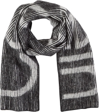 Вязаный шарф Calvin Klein с логотипом 1159797253 (Черный, One size)