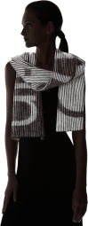 Вязаный шарф Calvin Klein с логотипом 1159797253 (Черный, One size)