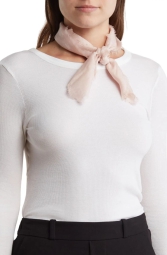 Женский платок Michael Kors с логотипом 1159798061 (Розовый, One size)