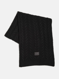 В'язаний шарф Guess з логотипом 1159826977 (Чорний One size)