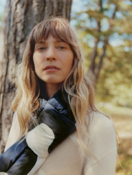 Утеплений шарф Uniqlo, що складається, з підкладкою 1159828097 (Синій One size)