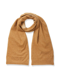 Женский шарф DKNY с логотипом 1159838114 (Коричневый One size)