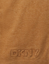 Женский шарф DKNY с логотипом 1159838114 (Коричневый One size)