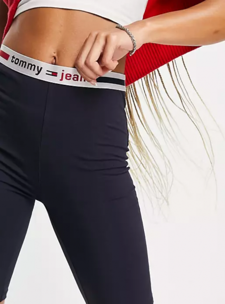 Леггинсы-шорты Tommy Hilfiger велосипедки 1159763970 (Синий, XS)