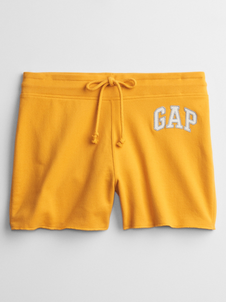 Женские шорты GAP спортивные с логотипом 1159775386 (Желтый, XS)