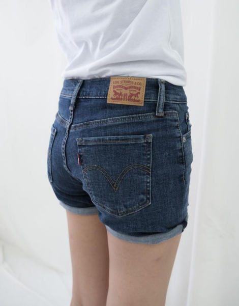 Женские джинсовые шорты Levi's 1159774483 (Синий, 31)