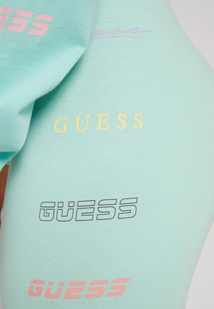 Женские спортивные шорты Guess велосипедки 1159782951 (Зеленый, XS)