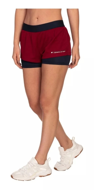 Женские шорты Tommy Hilfiger спортивные 1159812469 (Красный, S)