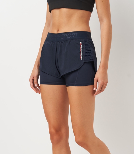 Жіночі шорти Tommy Hilfiger спортивні 1159812490 (Синій, XS)